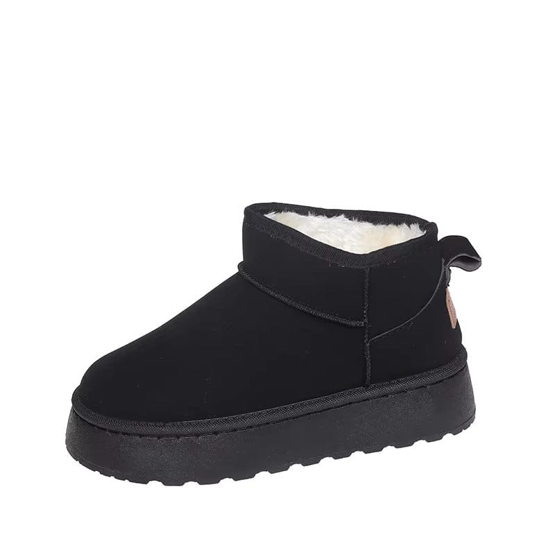 Primadon Damenstiefel Schwarz / 2.5 Amelie | Elegante Stiefeletten für Damen mit Plüschfutter