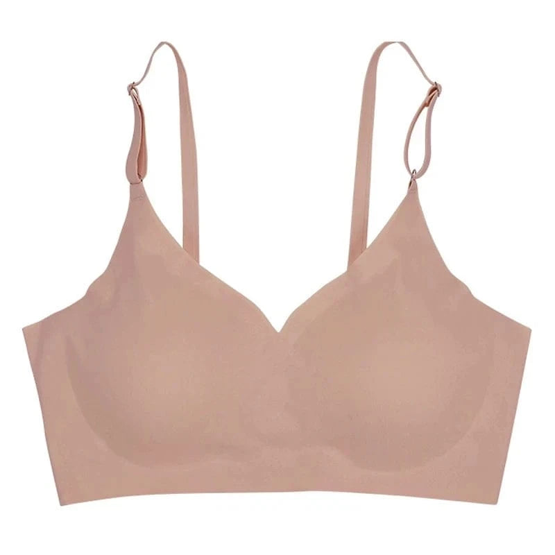 Primadon Damenunterwäsche Hautfarbe / 70B–75C Sienna | nahtloser Push-Up BH für Damen atmungsaktiv
