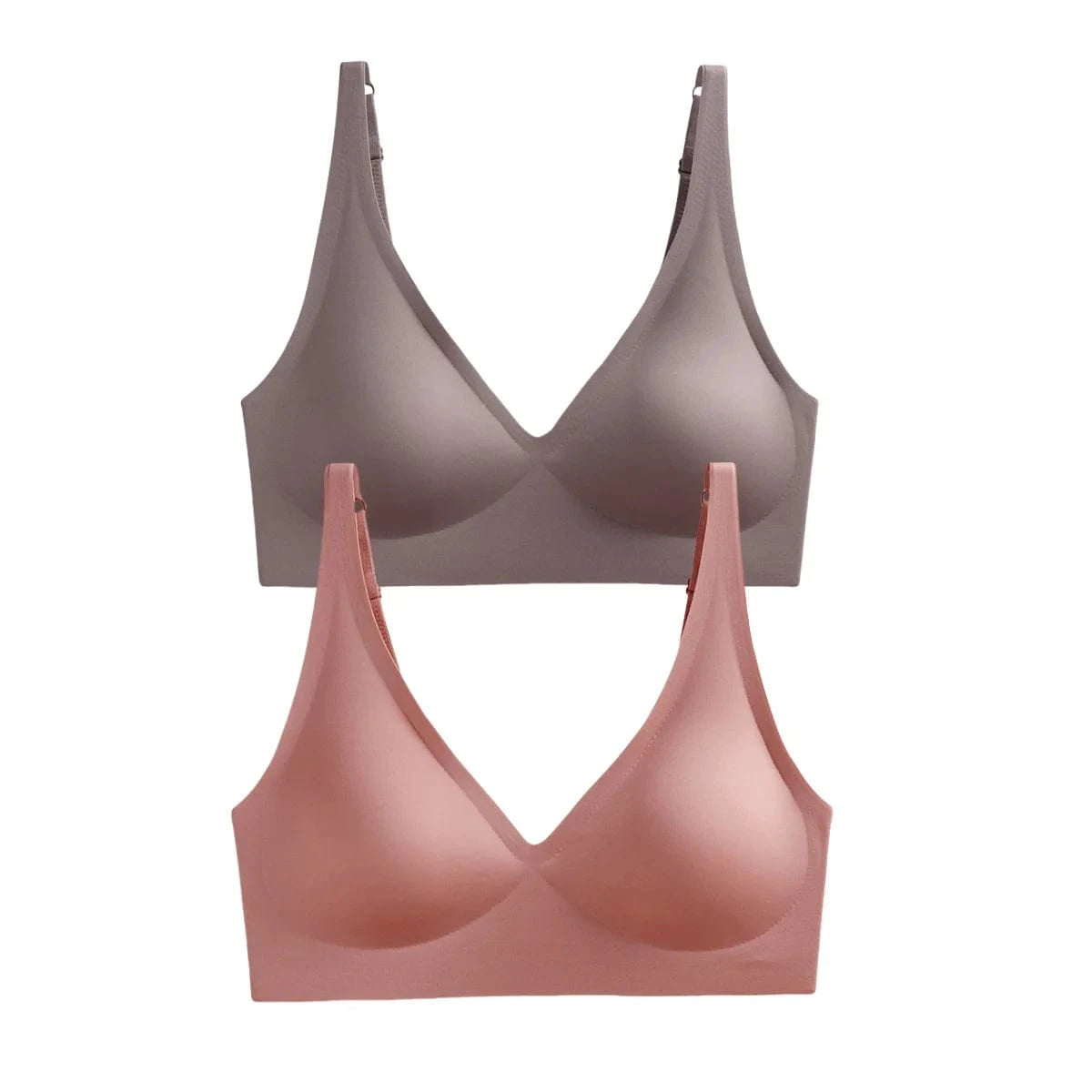 Primadon Damenunterwäsche Lila-Grau-Pink / 70A-C Nina | elegantes Pushup-Set für Damen weich