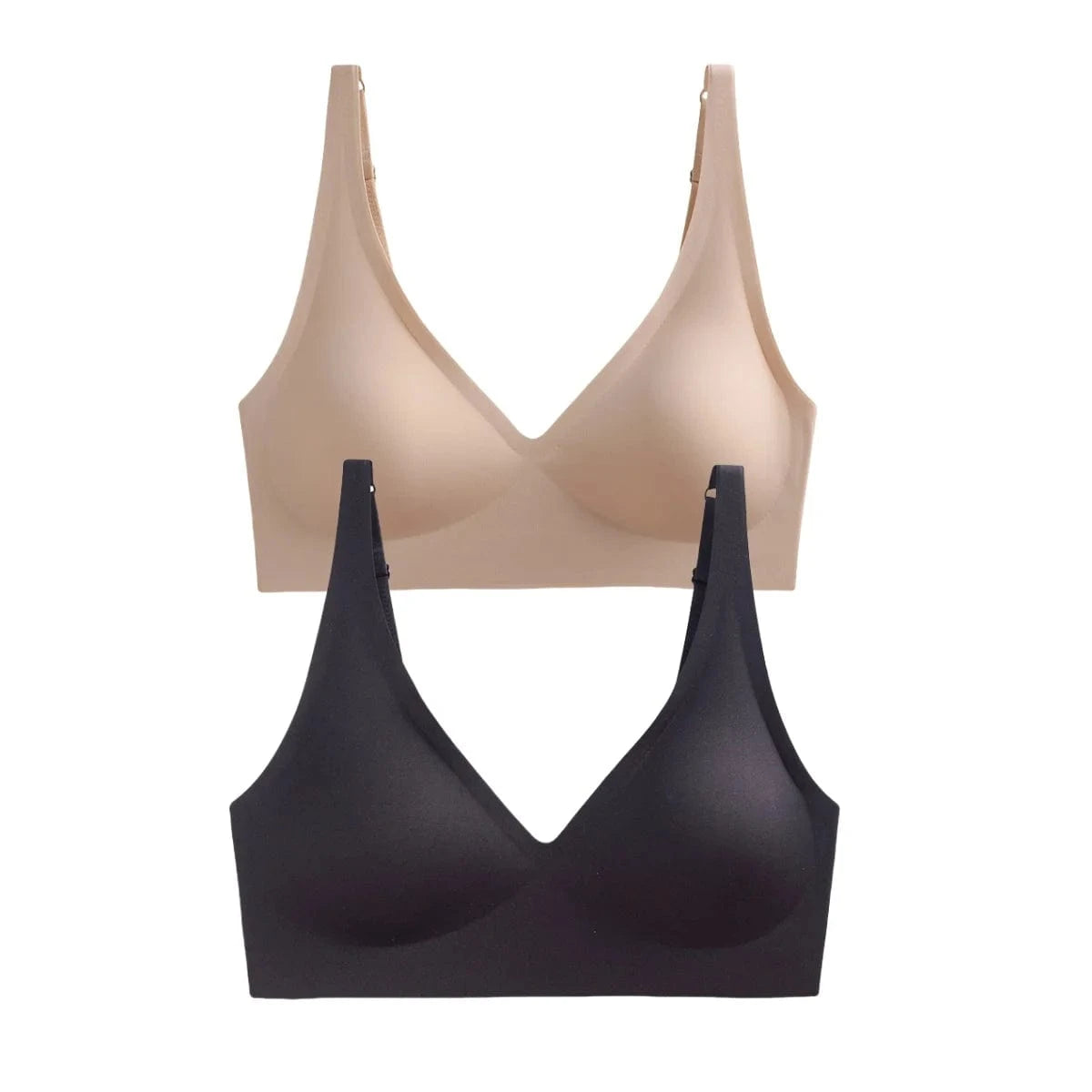 Primadon Damenunterwäsche Schwarz-Beige / 70A-C Nina | elegantes Pushup-Set für Damen weich