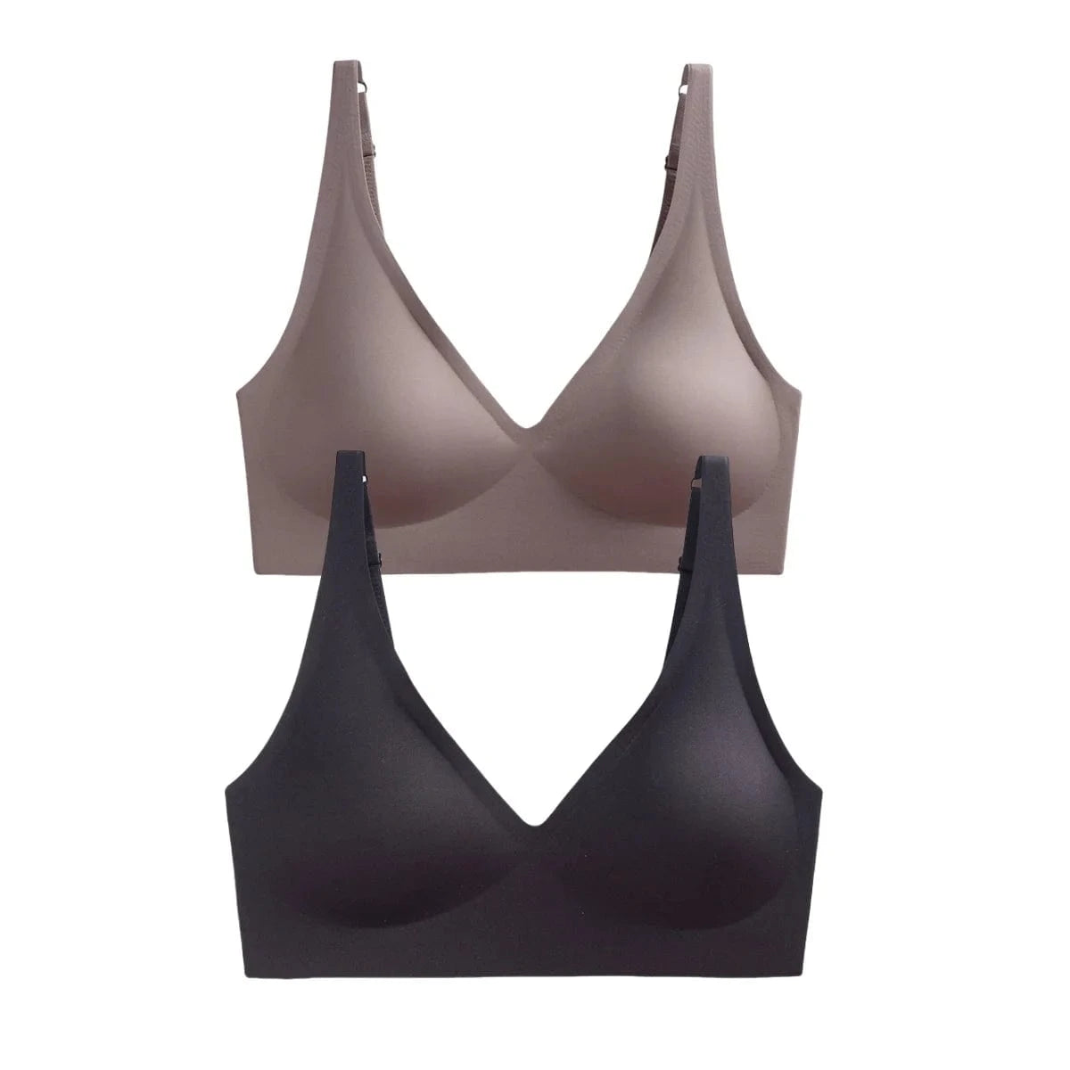 Primadon Damenunterwäsche Schwarz-Lila-Grau / 70A-C Nina | elegantes Pushup-Set für Damen weich