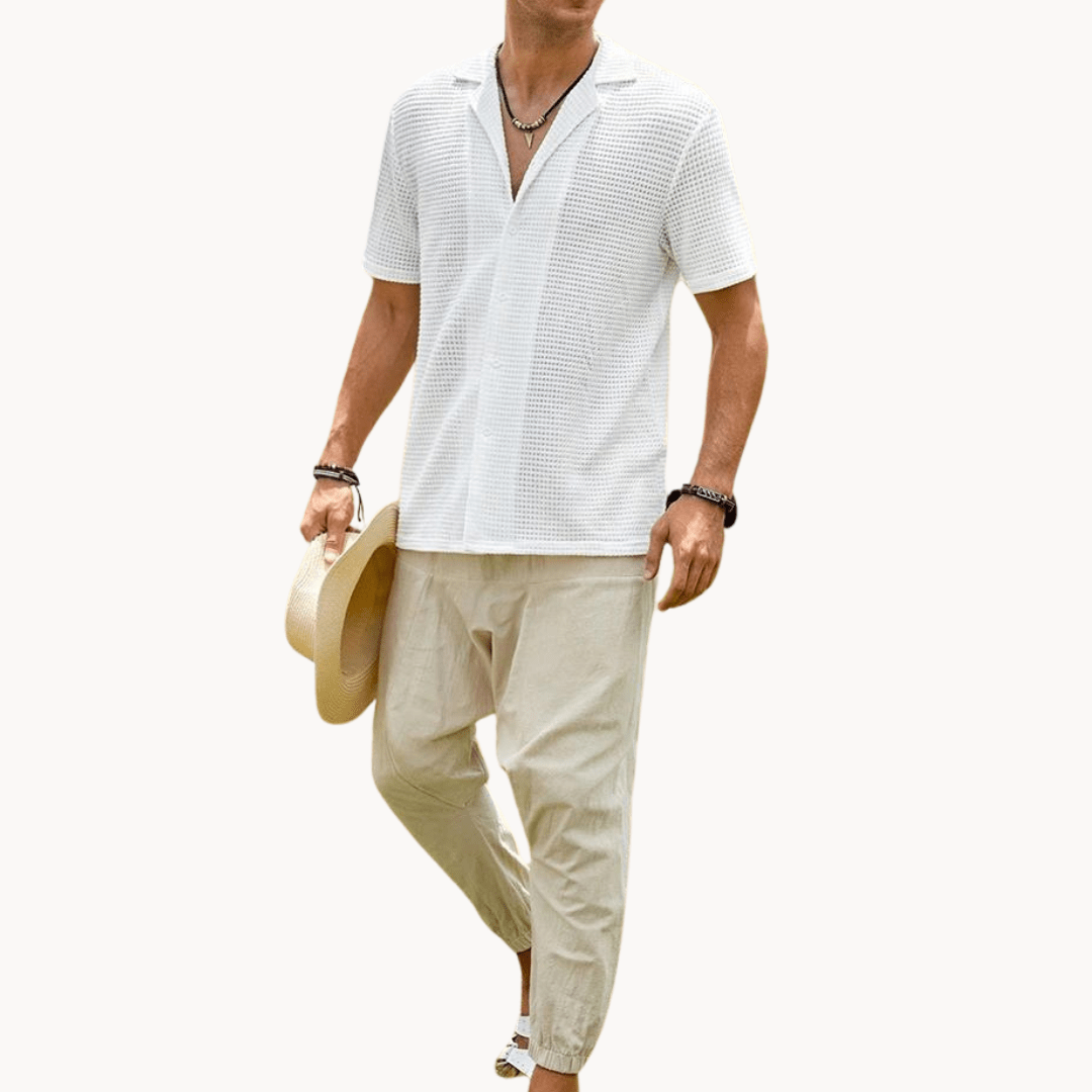 Primadon Freizehemden Herren Button Shirt