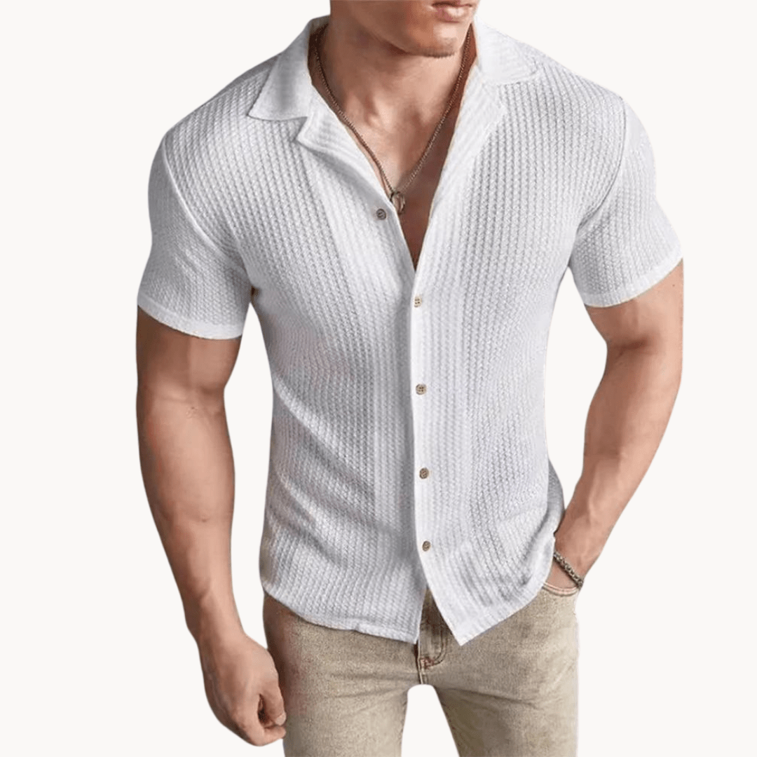 Primadon Freizehemden Herren Button Shirt