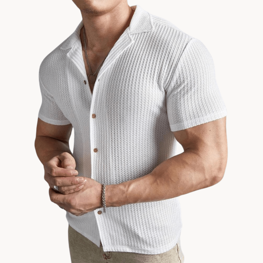 Primadon Freizehemden Herren Button Shirt