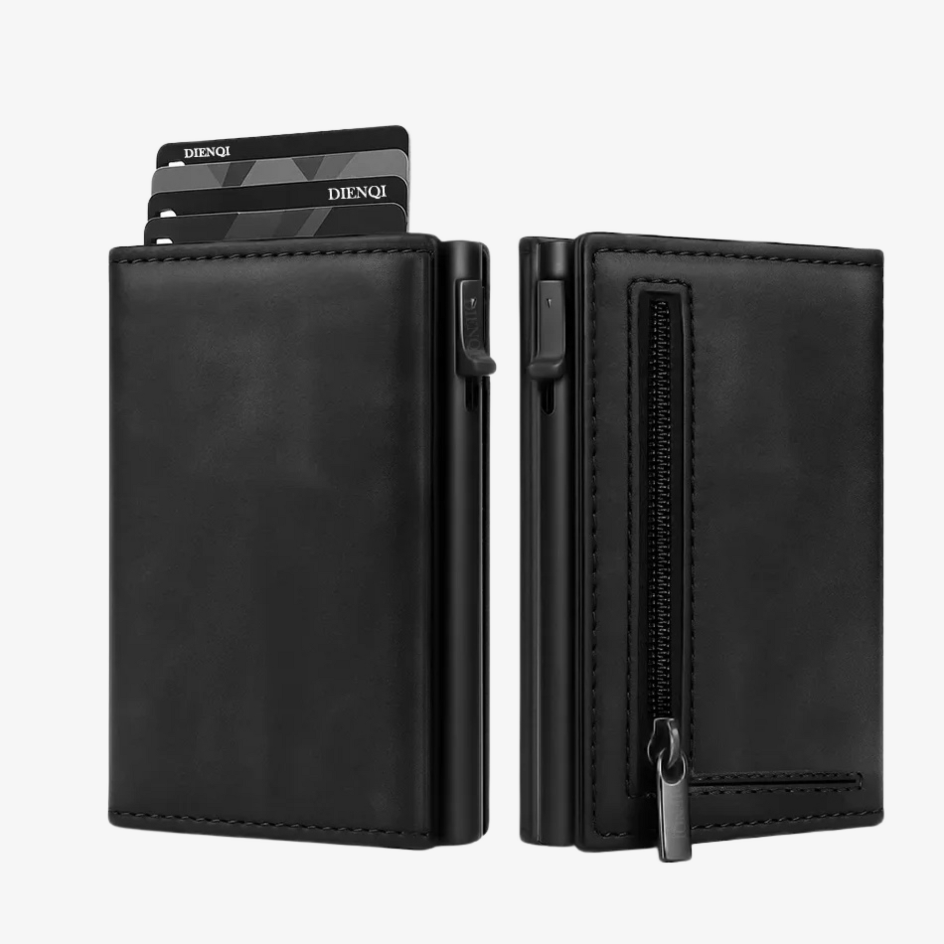 Primadon Geldbörsen & Geldklammern Schwarz Benedikt elegante Geldbörse für Herren RFID-Schutz