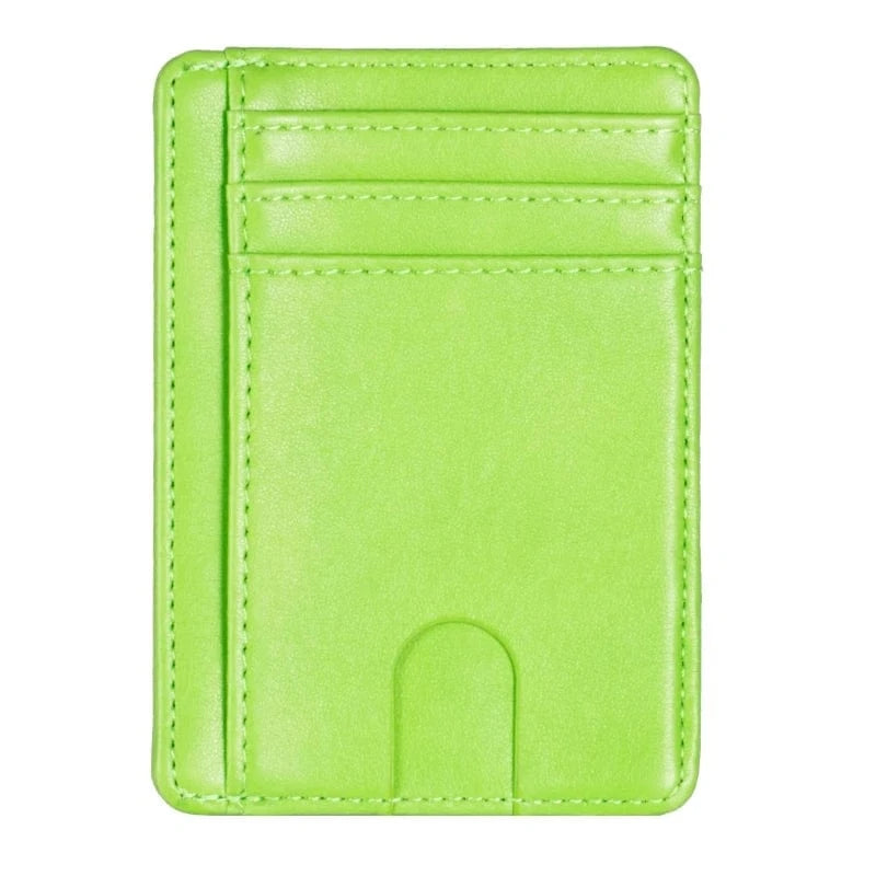 Primadon Geldbörsen grün Tobias | schlanke RFID-Geldbörse für Herren leder
