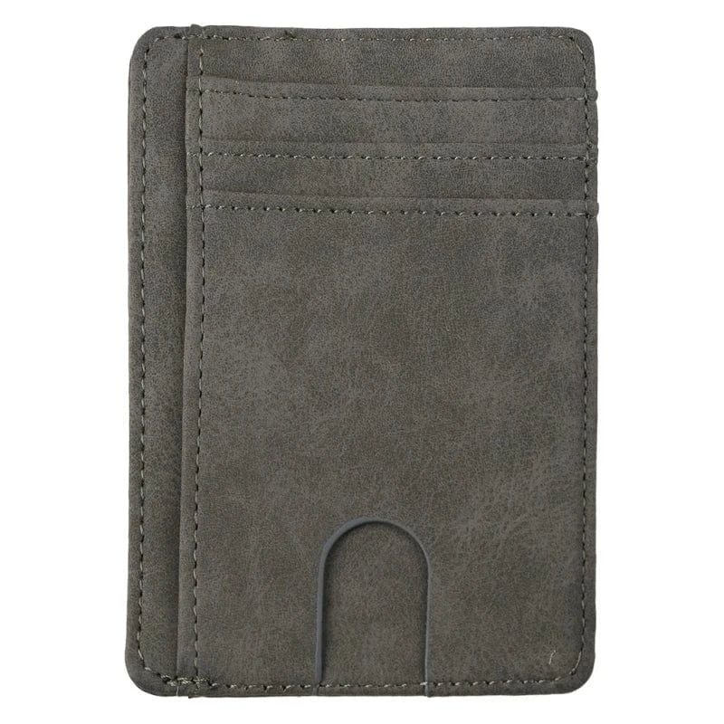 Primadon Geldbörsen khaki Tobias | schlanke RFID-Geldbörse für Herren leder