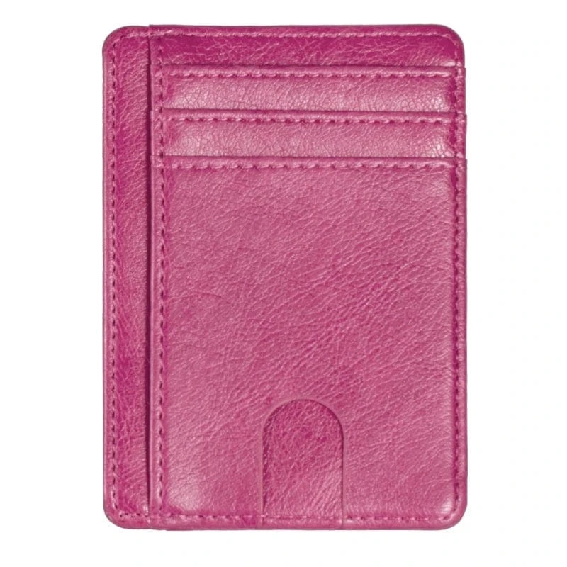 Primadon Geldbörsen knallpink Tobias | schlanke RFID-Geldbörse für Herren leder