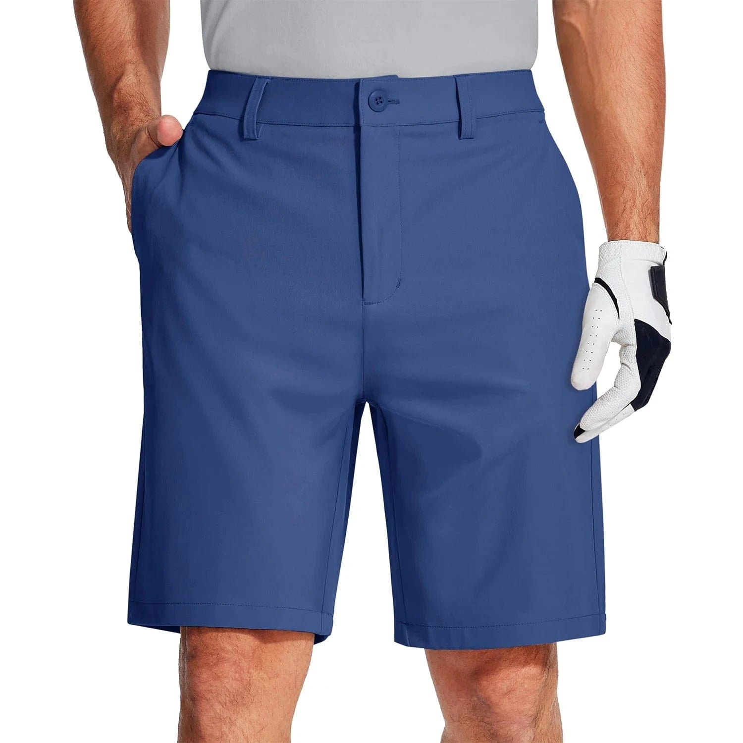 Primadon Golf Shorts Blaugrau / M Maro | sportliche Golfshorts für Herren schnell trocknend