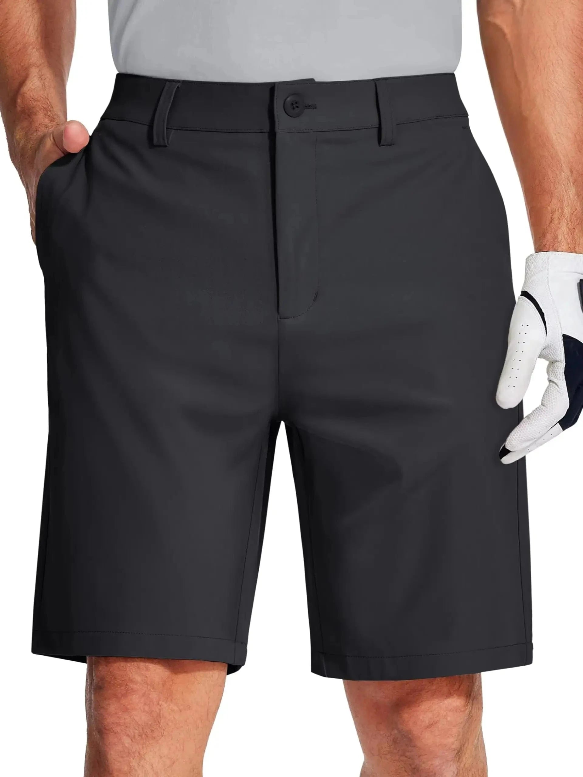 Primadon Golf Shorts Schwarz / M Maro | sportliche Golfshorts für Herren schnell trocknend
