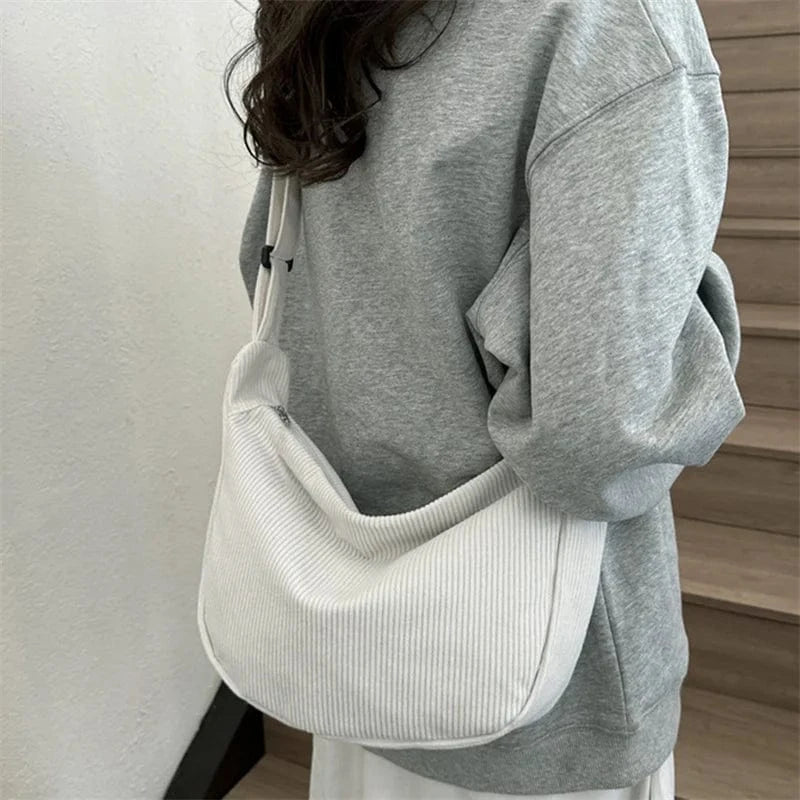 Primadon Handtaschen Cozy | stylische Umhängetasche aus Cord Unisex