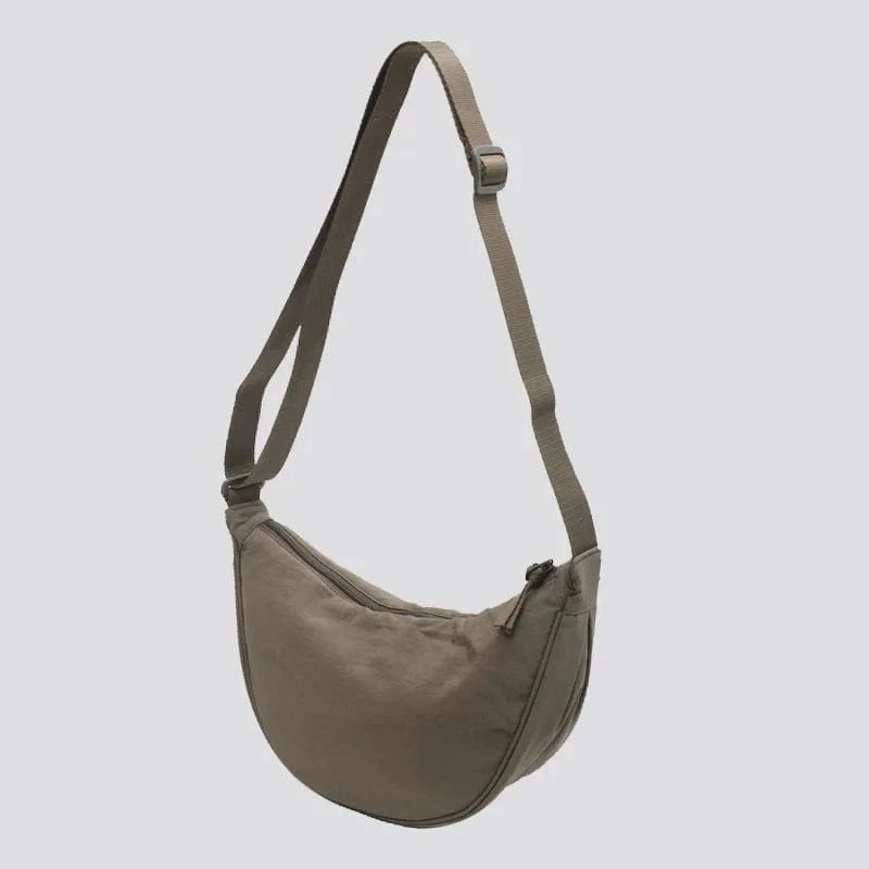 Primadon Handtaschen Olivegrün Sanny geräumige Umhängetasche für Damen nylon