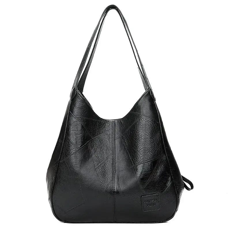 Primadon Handtaschen Schwarz Daniela | Elegante Handtasche Damen aus PU-Leder