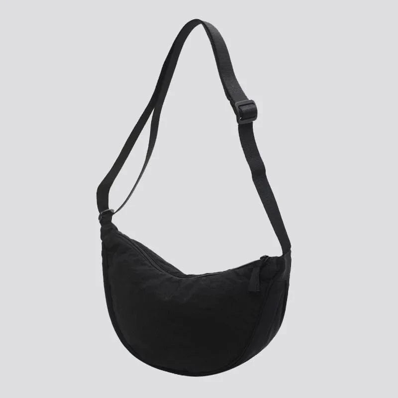 Primadon Handtaschen Schwarz Sanny geräumige Umhängetasche für Damen nylon