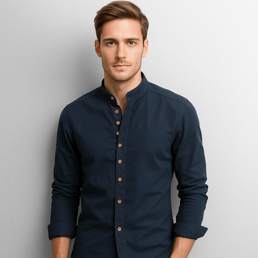 Primadon Hemdblusen Milo slim fit Hemd für Herren atmungsaktiv