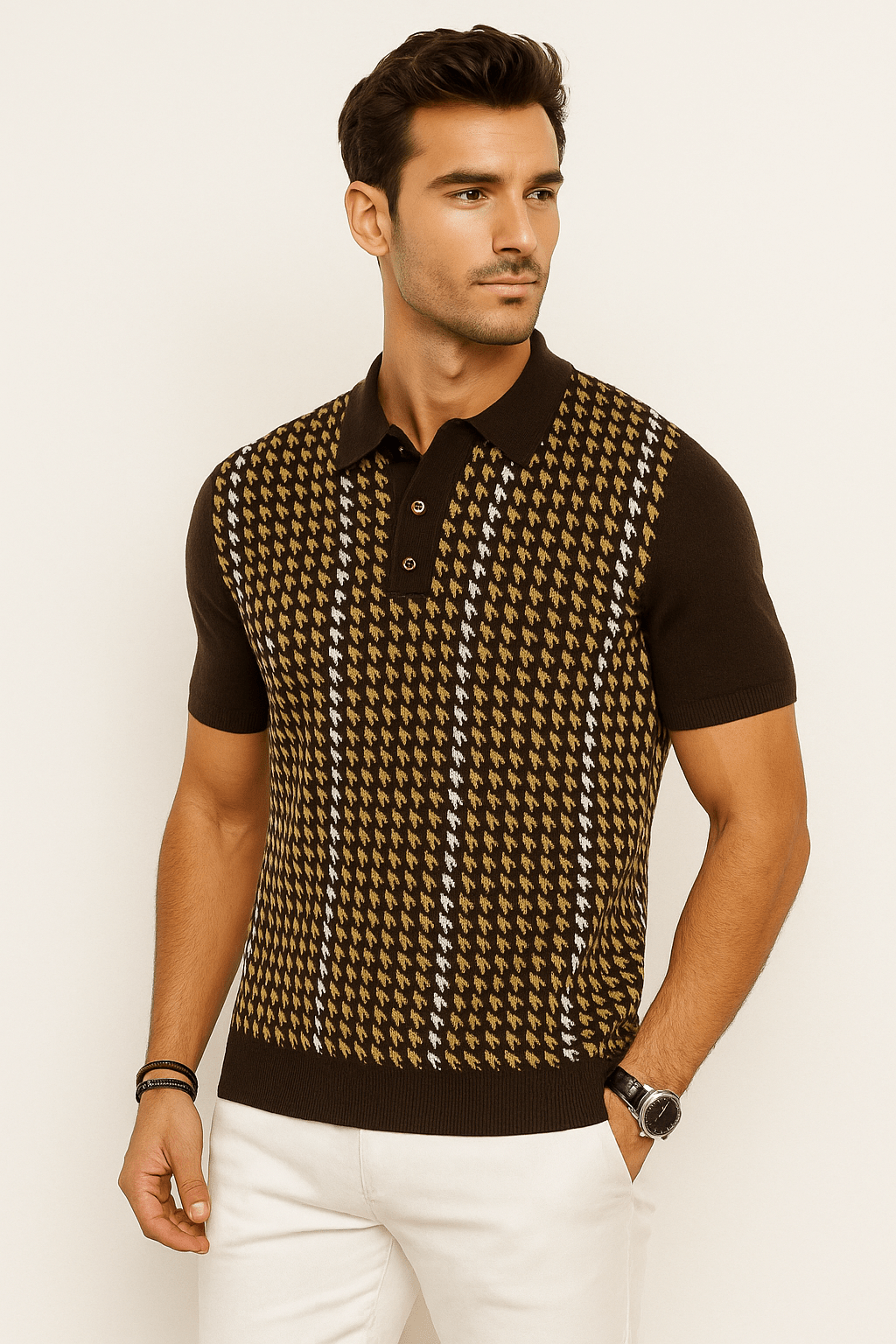 Primadon Hemdblusen Sam | elegantes Poloshirt für Herren slim fit