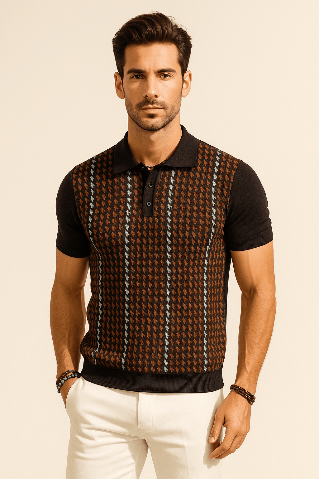 Primadon Hemdblusen Sam | elegantes Poloshirt für Herren slim fit