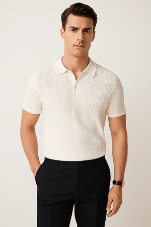 Primadon Hemdblusen Weiß / XS Lumin elegantes Slim Fit Hemd für Herren Baumwollmix