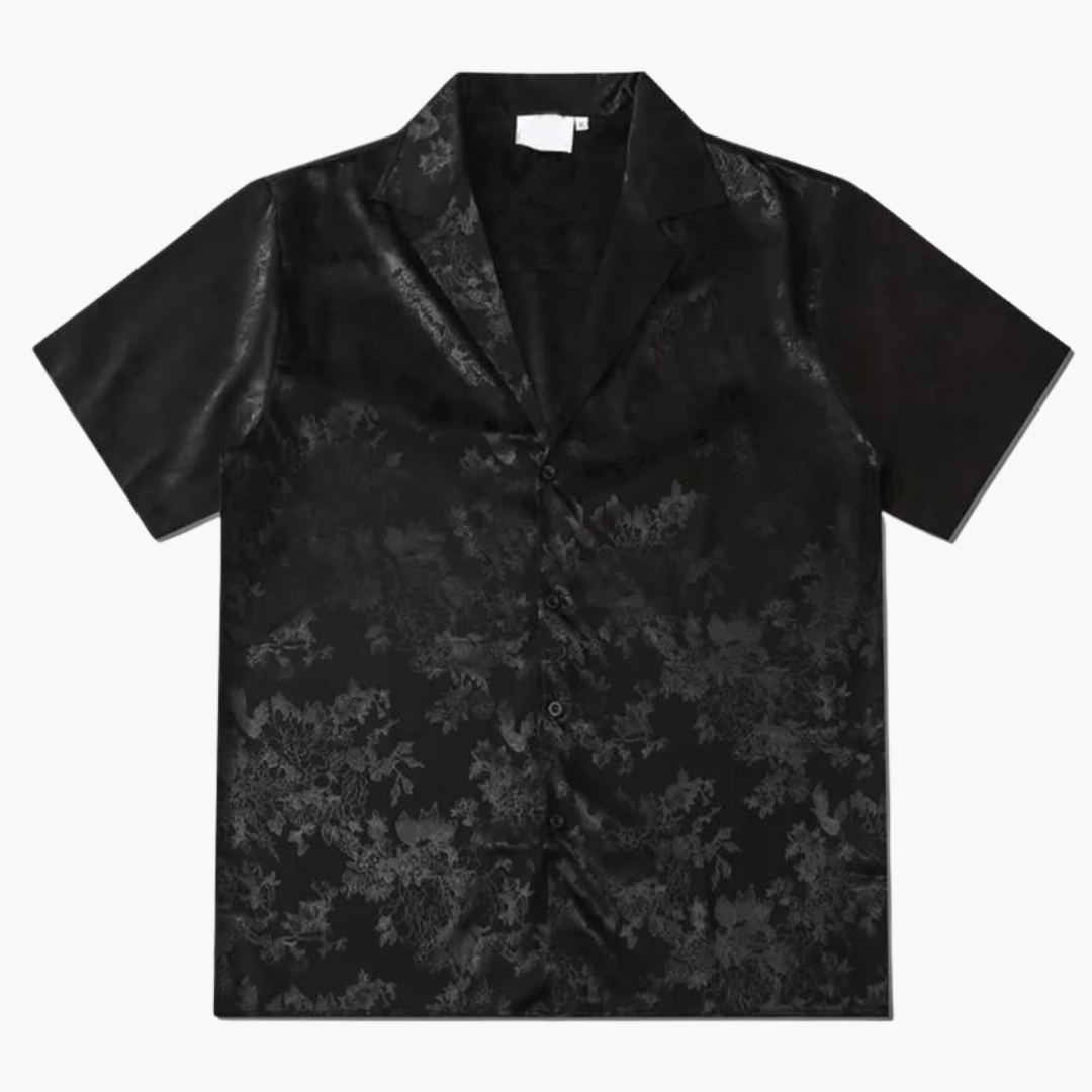 Primadon Hemden & Blusen Schwarz / S Nele entspanntes Damenshirt mit floralem Muster Polyester