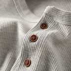 Primadon Henley-Shirts Sienna | atmungsaktives Langarmshirt für Herren Sommer