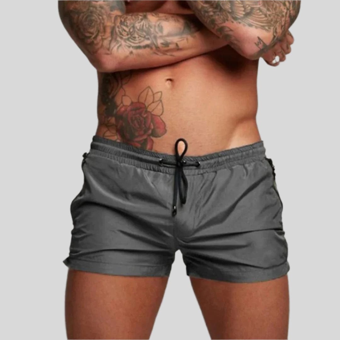 Primadon Herren Badebekleidung Dunkelgrau / S Ryan | Stylische Badeshorts für Herren schnell trocknend