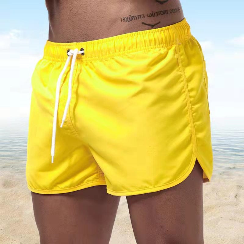 Primadon Herren Badebekleidung Gelb / S Jayden | Schnelltrocknende Badeshorts für Herren Sommer