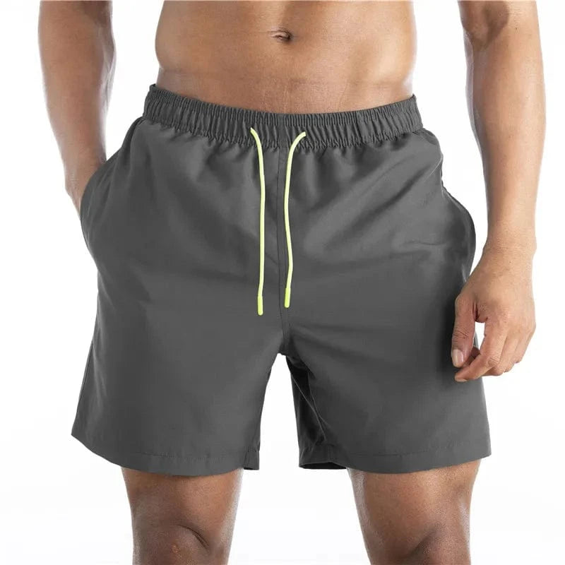 Primadon Herren Badebekleidung Grau / M Leon | Atmungsaktive Badehosen für Herren Sommer
