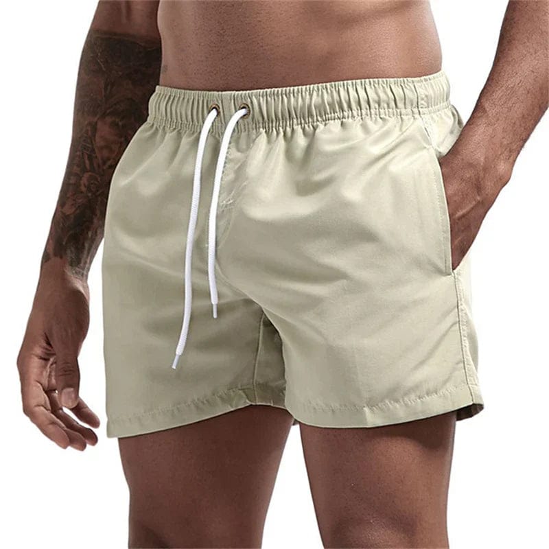 Primadon Herren Badebekleidung Grau / XS Donovan | Bequeme Badeshorts für Herren Sommer