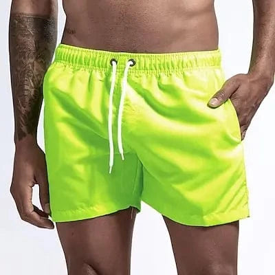 Primadon Herren Badebekleidung Grün / S Leon | Atmungsaktive Badeshorts für Herren Sommer