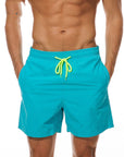 Primadon Herren Badebekleidung Himmelblau / M Lorenz | Schnelltrocknende Badeshorts für Herren Sommer