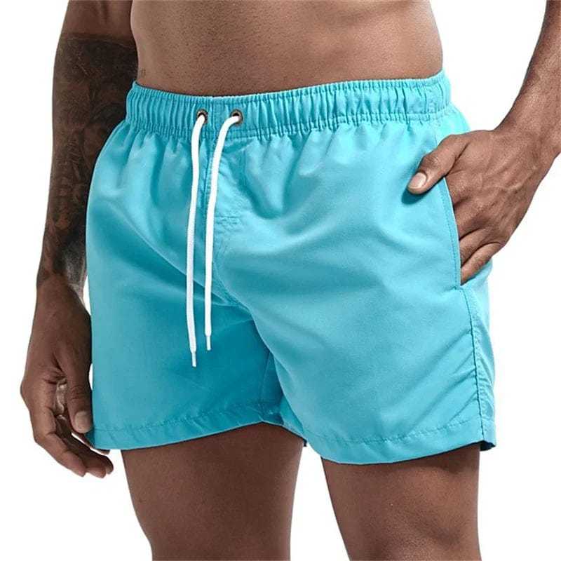 Primadon Herren Badebekleidung Himmelblau / XS Donovan | Bequeme Badeshorts für Herren Sommer