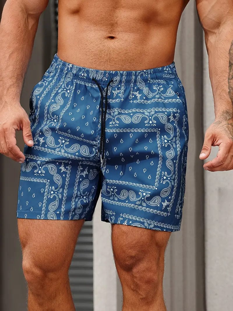 Primadon Herren Badebekleidung Marine / S Ralph | Bequeme Badeshorts für Herren Sommer schnelltrocknend