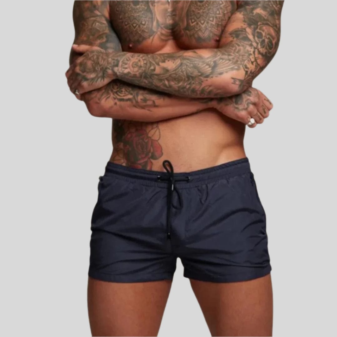 Primadon Herren Badebekleidung Marineblau / S Ryan | Stylische Badeshorts für Herren schnell trocknend