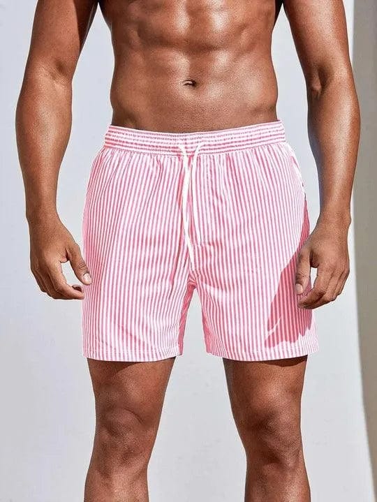 Primadon Herren Badebekleidung Pink / S Earl | Stilvolle Badeshorts für Herren schnelltrocknend