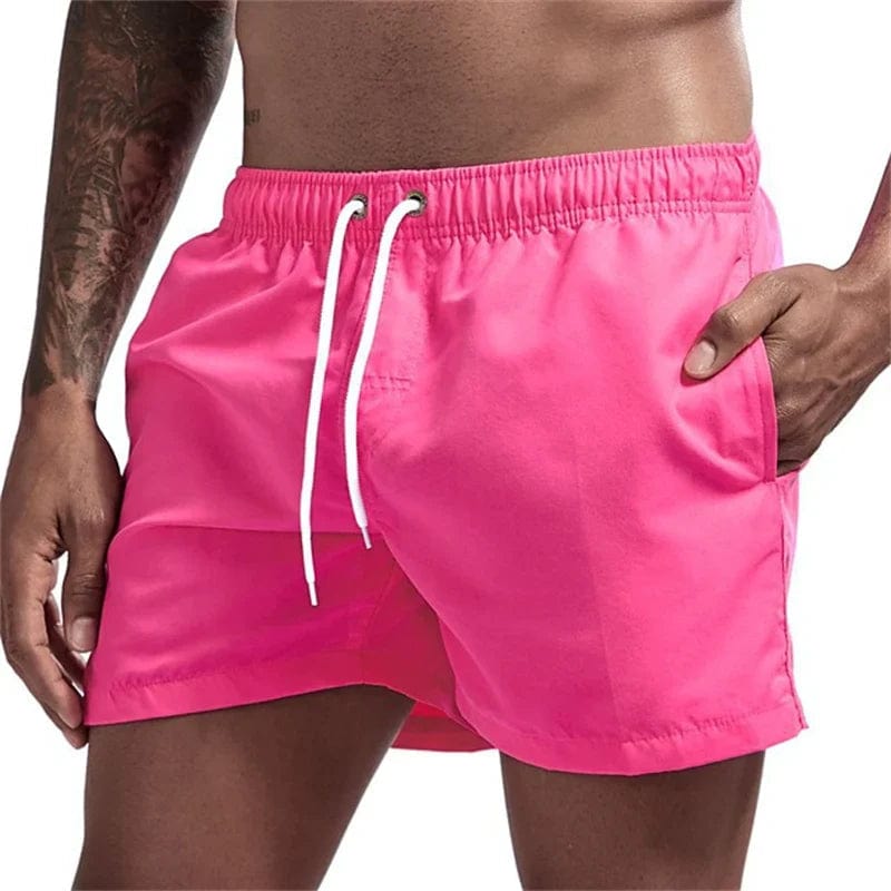 Primadon Herren Badebekleidung Rosa / XS Donovan | Bequeme Badeshorts für Herren Sommer