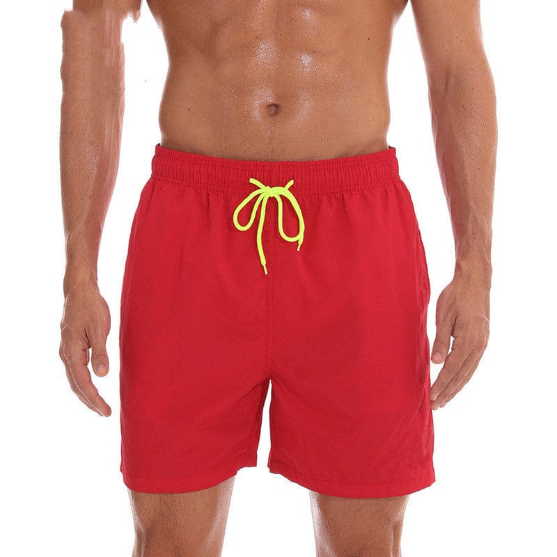 Primadon Herren Badebekleidung Rot / M Lorenz | Schnelltrocknende Badeshorts für Herren Sommer