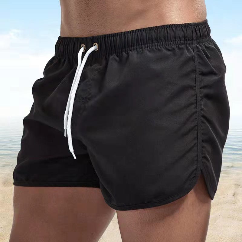 Primadon Herren Badebekleidung Schwarz / S Jayden | Schnelltrocknende Badeshorts für Herren Sommer