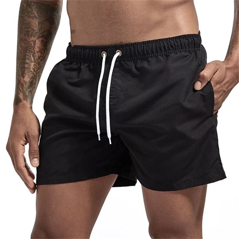 Primadon Herren Badebekleidung Schwarz / XS Donovan | Bequeme Badeshorts für Herren Sommer
