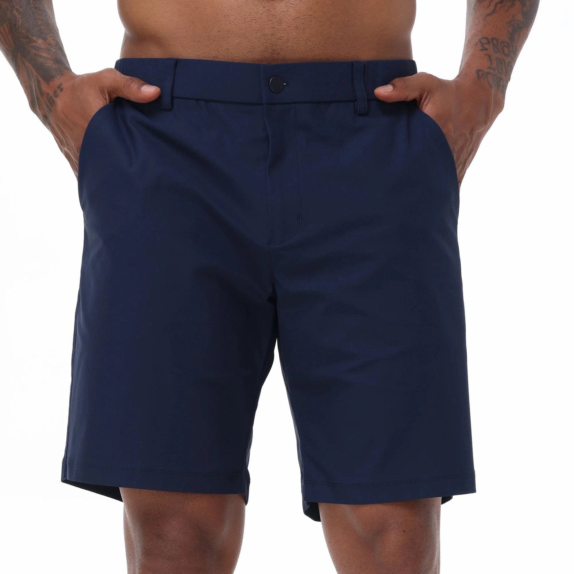 Primadon Herren Cargo-Shorts Marineblau / 32 Caro | elegante Cargo Shorts für Herren Golf