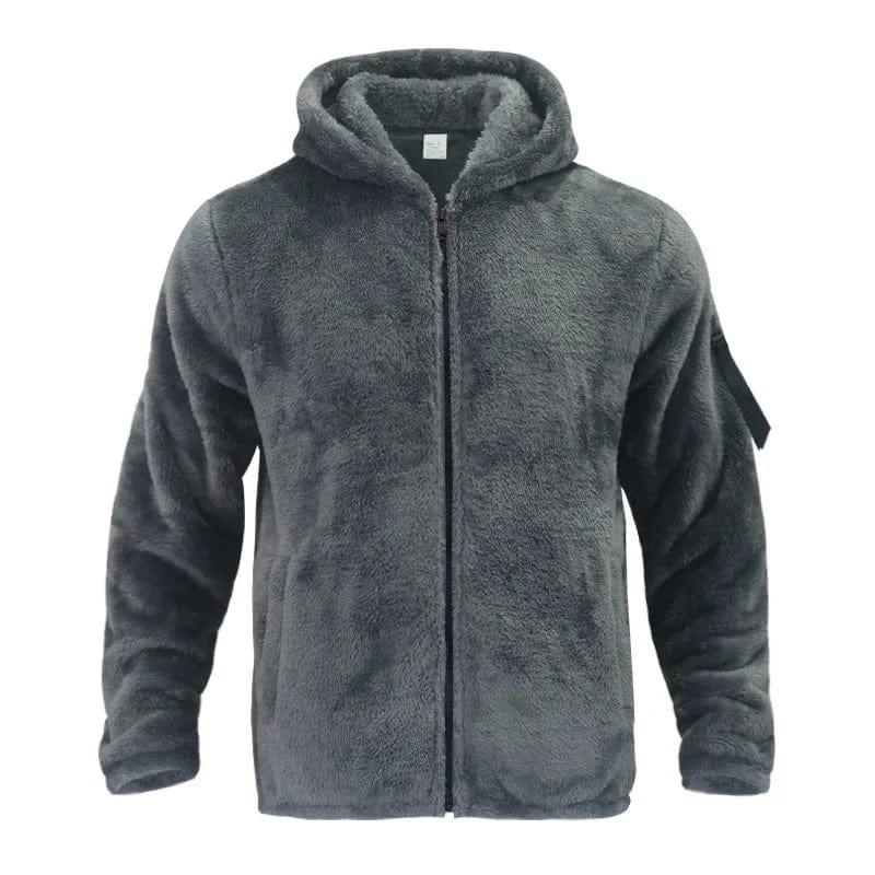 Primadon Herren Fleecejacken Dunkelgrau / S Leon | Stylische Fleecejacke für Herren Winter