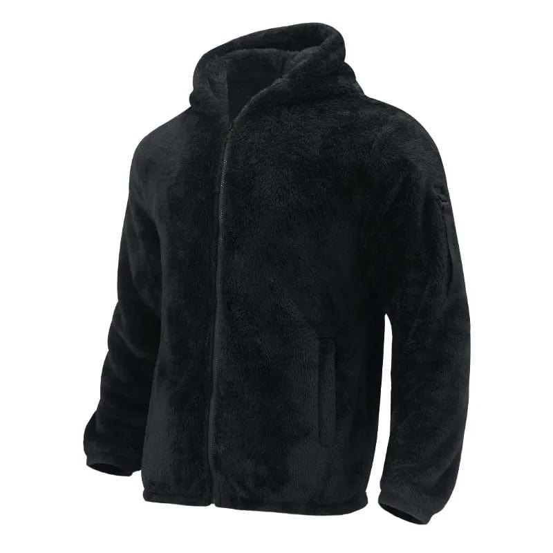 Primadon Herren Fleecejacken Schwarz / S Leon | Stylische Fleecejacke für Herren Winter