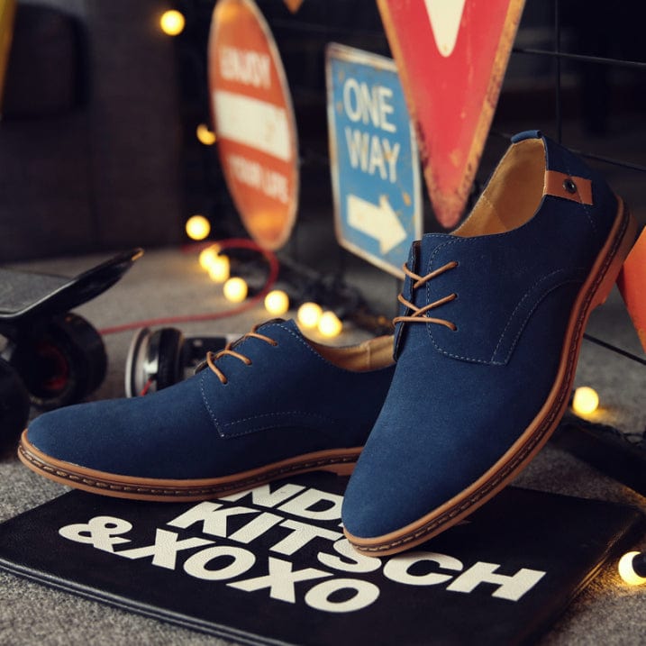 Primadon Herren Freizeitschuhe Blau / 38 Ben | bequeme Freizeitschuhe für Herren orthopädisch