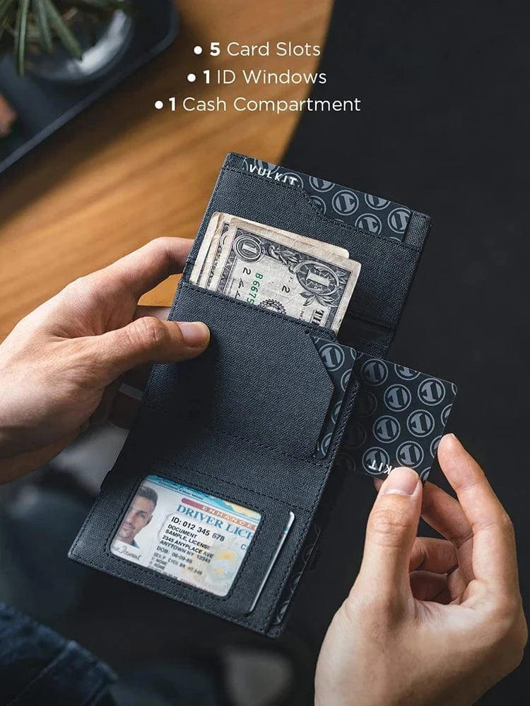 Primadon Herren Geldbörsen Default Philipp | elegante RFID-Brieftasche für Herren aluminium