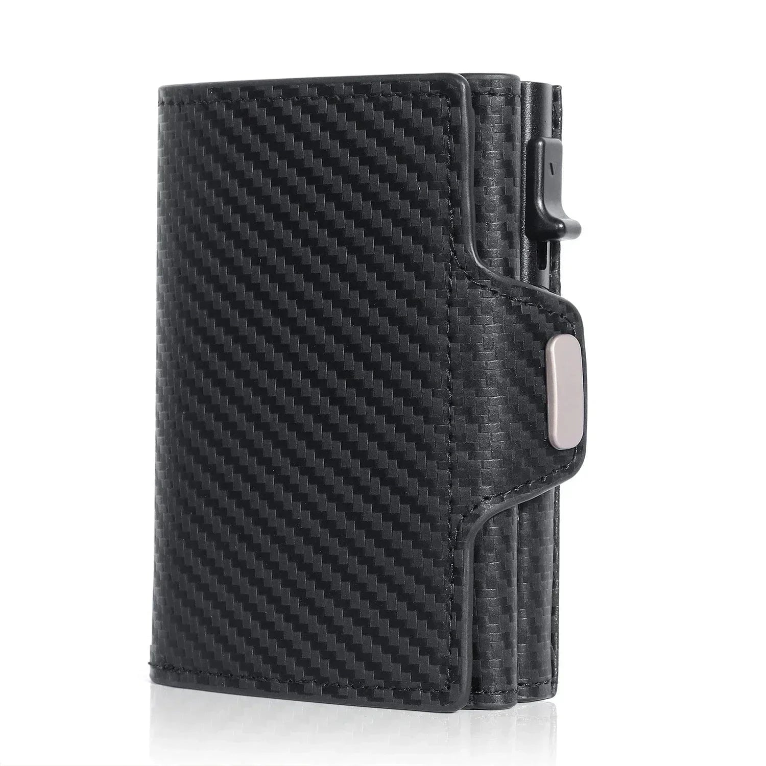 Primadon Herren Geldbörsen Kohlefaser Sebastian elegante RFID-Geldbörse für Herren leder