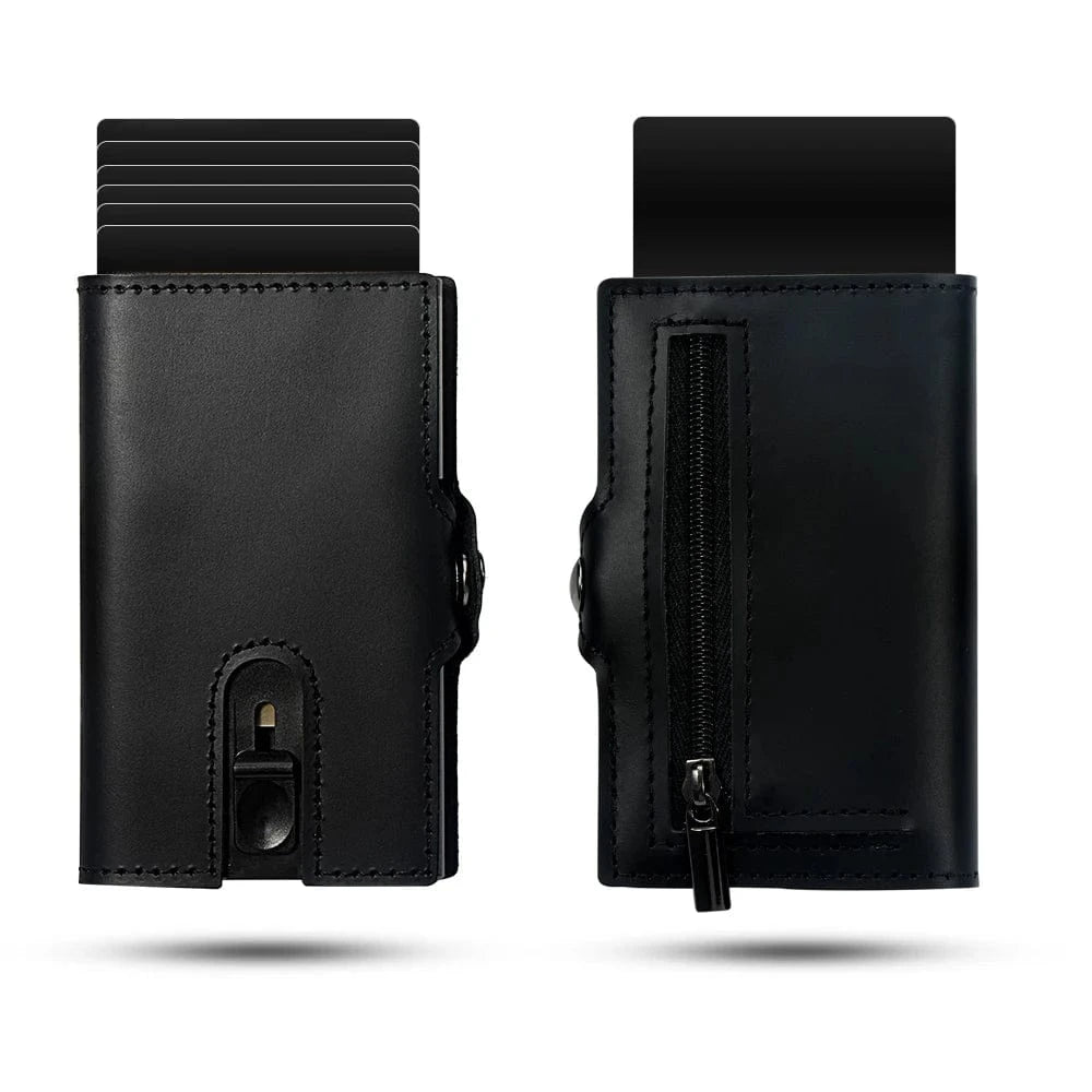 Primadon Herren Geldbörsen Öl Wachs - Schwarz Jonas elegante Geldbörse für Herren rfid-schutz