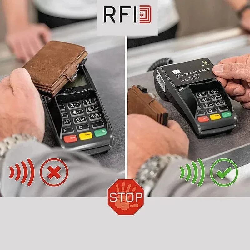 Primadon Herren Geldbörsen Sebastian elegante RFID-Geldbörse für Herren leder