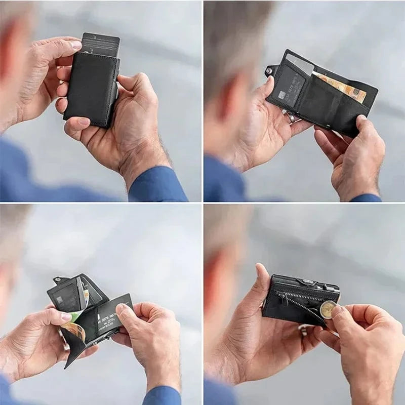 Primadon Herren Geldbörsen Sebastian elegante RFID-Geldbörse für Herren leder