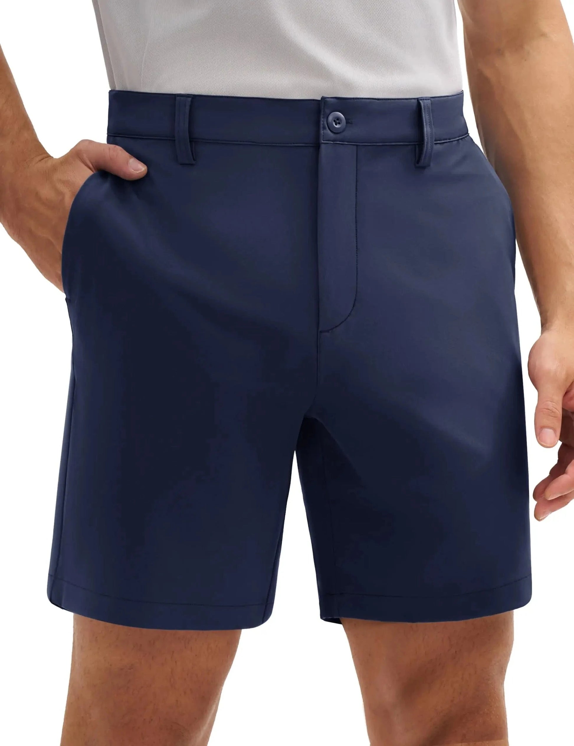 Primadon Herren Golf Shorts Marineblau / XL Taro | schnell trocknende Shorts für Herren sportlich