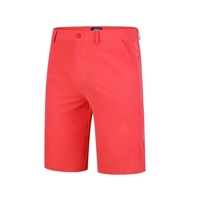 Primadon Herren Golfbekleidung Rot / XXXL Joris | sportliche Golf Shorts für Herren schnelltrocknend