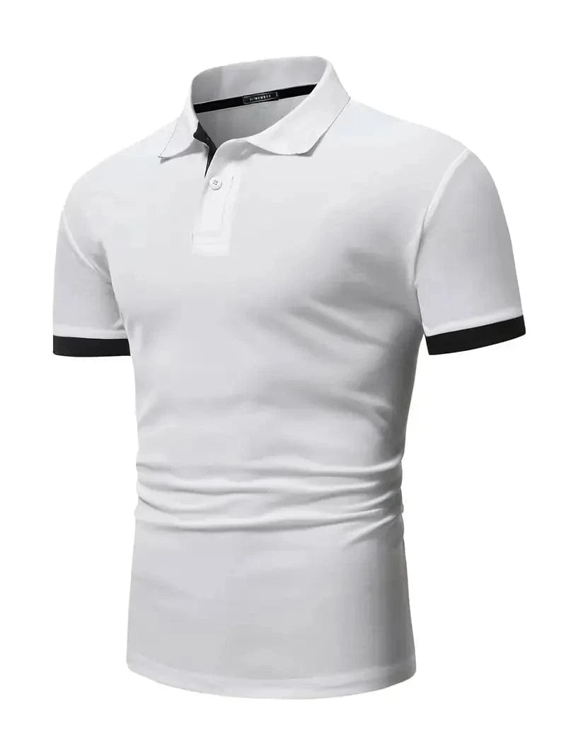 Primadon Herren Poloshirts Beige / S Luan atmungsaktives Polohemd für Herren regular fit